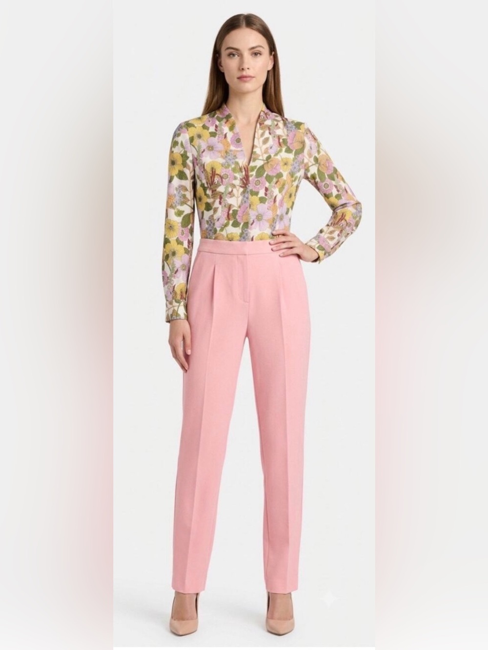 TUCKERNUCK Wildflower fields Pink Adalie floral jumpsuit NWT